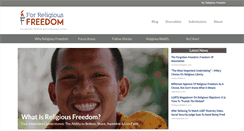 Desktop Screenshot of forreligiousfreedom.com