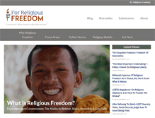 Tablet Screenshot of forreligiousfreedom.com